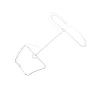 HOMSFOU Chaîne de Taille en Alliage Argenté Brillant Cœur, Bijoux de Jambe pour Femmes, Chaîne de Cuisse Scintillante, Accessoire Corporel Élégant pour Fêtes et Occasions, Présent Délicat