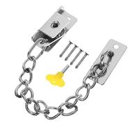 Homsfou ChaîNe De Verrouillage De SéCurité En Acier Inoxydable Pour FenêTres Installation Facile IdéAle Pour ProtéGer Votre Maison Contre Les Intrusions