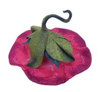 HOMSFOU Chapeau de Sorcière Style Trompette du Matin en Polyester Léger et Confortable pour Femmes, Accessoire Unique pour Événements Scène et Halloween