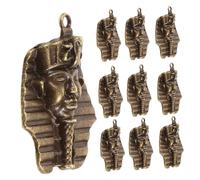 HOMSFOU Charme En Alliage Rétro 10 Pcs Pour Fabrication Bijoux, Pendentifs Égyptiens En Alliage De Zinc, Couleur Bronze Ancien, Diy Créatif Pour Loisirs Manuels, Présents Artisanaux