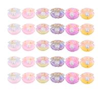 HOMSFOU Charms en Résine Design Unique Usage Polyvalent pour Porte-clés 30pcs Coquilles Marines Luminescentes pour Bricolage Diy et Magnets de Réfrigérateur