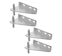 HOMSFOU Charnières De Réfrigérateur En Acier Inoxydable 4 Pcs A04 37 Mm Capuchons Accessoires Fermetures Porte Congélateur Réparation La Cuisine Domestique