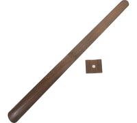 HOMSFOU Chausse-pied Magnétique en Hêtre 55 Cm Couleur Noyer Noir, Long Manche pour Personnes Âgées et Femmes Enceintes, Cure-chaussures Pratique à Ventouse pour Maison et Entrée