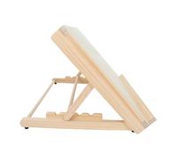 HOMSFOU Chevalet de Table Pliable en Bois Support Réglable 4 Hauteurs Petit Chevalet de Bureau Portable pour Peinture Dessin et Exposition Artistique pour Projets Créatifs