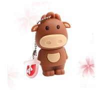 HOMSFOU Clé USB 32 Go Motif Bœuf Astrologie Chinoise USB 2.0 Disque U Compact et Léger Stockage de Données pour Usage Scolaire et Professionnel