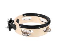 HOMSFOU Cloche Hihat Ronde pour Batterie en Bois et Métal Fixation Facile, Accessoire Performant pour Percussion sur Scène Répétition