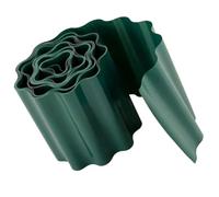 HOMSFOU Clôture de Bordure en Plastique Vert pour Jardin, Bordure Décorative de Paysage Réutilisable Détails Délicats, pour Aménagement Paysager Extérieur