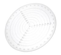 HOMSFOU Compas de Centrage en Acrylique pour Menuiserie et Tour à Bois Règle de Centrage Ronde 20 CM pour Traçage Précis de Cercles