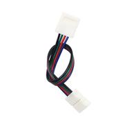 HOMSFOU Connecteur sans Soudure Câble Double Tête pour Bandes Lumineuses Colorées Installation Rapide et Adapté Ruban LED Décoration Éclairage