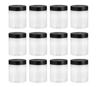 HOMSFOU Contenants Alimentaires Hermétiques en Plastique Transparent Lot de 12 Couvercle Sécurisé pour Organiser Placard, la Cuisine et Conserver Snacks et Céréales