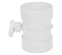 HOMSFOU Contrôle Manuel De Débit Air Pour Systèmes Hvac Volet De Ducting Anti-retour Pour Ventilation Et Hotte De Cuisine Compatible Avec Diverses De Conduits
