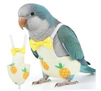 HOMSFOU Couche pour Perroquet, Protection Anti-fuite, Coton, Usage | Cockatiel et Oiseaux de Taille Similaire, Couche Absorbante, Couche Imperméable, Nettoyage Pratique Style Aléatoire