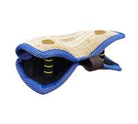 HOMSFOU Coussin à Mâcher pour Chien Résistant en Jute avec Poignée Ergonomique, Oreiller de Morsure pour Dressage Canin, pour Bergers Allemands et Rottweilers, Interactif pour