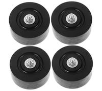 HOMSFOU Coussinets en Caoutchouc Lot de 4 Anti-vibrations pour Climatiseur, Socle Antichoc Bruit, pour Camping sur Balcons et Toits