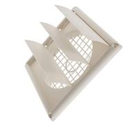 HOMSFOU Couvercle De Ventilation De Sécheuse Intérieure Capuchon De Ventilation À Persiennes Pour 4 Diamètres Installation Facile Plastique Abs