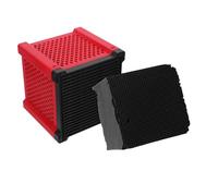 HOMSFOU Cube Filtre Aquarium Média Filtrant Charbon Actif, Boîte Purificatrice Compacte pour Filtration, Kit 1 Pièce, Compatible Petits Aquariums, Améliore Pureté de L’Eau et Élimine