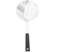 HOMSFOU Cuillère à Pâtes en Acier Inoxydable 304, Passoire Fine 18 Cm Résistante la Chaleur, Écumoire Multifonction pour Égoutter Nouilles et Aliments Frits, Ustensile Cuisine Solide