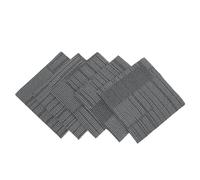 HOMSFOU Dalles de Moquette Ignifuges Auto-adhésives en Fibre de Polypropylène, 6pcs Épaisses de 0,24 Pouces, Carreaux Carrés pour Revêtement de Sol Intérieur DIY
