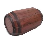 HOMSFOU Décorations de Table Western 2 Pièces en Papier Imitation Tonneau à Vin pour Fête Thème Far West, Accessoires Photomaton Rustiques, Centres de Table Cowboy Authentiques