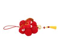 HOMSFOU Décorations Suspendues Cheval Rouge en Coton PP pour Nouvel an Chinois 2026, Arrière-Plan Photo, Retention Vive des Couleurs, pour Fêtes et Entrées