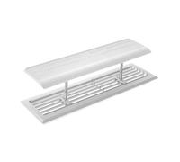 HOMSFOU Déflecteur De Vent Pour Climatiseur Plastique Ajustable Et Amovible Protection Les Air Froids Pour Bureau Et Maison Double Installation