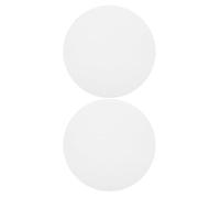 HOMSFOU Diffuseurs de Plafonnier Ronds en Acrylique Blanc Installation Simple Lot de 2 Panneau Diffuseur de Lumière pour Éclairage Confortable la Maison