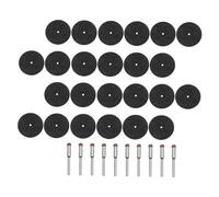 HOMSFOU Disque de Coupe Résine Double Maille Disque Abrasif Haute Précision Compatible Outils Rotatifs pour Découpe Pierre Carrelage Lot