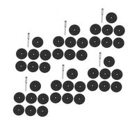 HOMSFOU Disque de Découpe Résine Double Maille Haute Précision pour Coupe Carrelage et Pierre Disque Abrasif Durable pour Outils Rotatifs et Meuleuses Lot avec Tige de Connexion