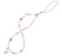 HOMSFOU Dragonne Téléphone Portable en Perles Charme Esthétique, Chaîne Décorative et Porte-Clés Pratique pour Utilisation en Extérieur