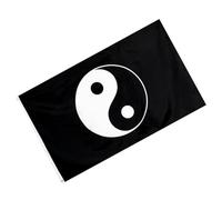 HOMSFOU Drapeau de Tai Chi à Suspendre, Bannière Religieuse Résistante en Tissu Soigné, pour Vérandas et Espaces de Contemplation