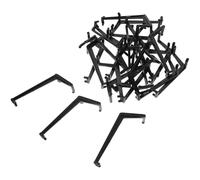 HOMSFOU Écarteurs de Branches Fruitières Réglables en Plastique Noir, Lot de 50 Pièces, Supports Robustes pour Arbres Fruitiers, Adaptés Jardinage la Formation des Jeunes Plants
