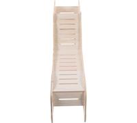HOMSFOU Échelle en Bois pour Hamster Grosse Taille, Habitat Multifonction Cachette sous-terraine, D’Escalade pour Rongeurs, Accessoire Naturel pour Cage, Favorise Activité et Bien-