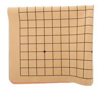 HOMSFOU ÉChiquier Pliable Double Face en PU Tapis D'ÉChecs Xiangqi Portable 19X17.52In Accessoire De Jeu Chinois Enroulable pour Parties Familiales Et ÉTudiants