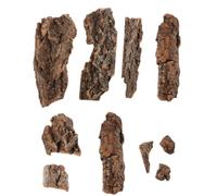 HOMSFOU Écorce Naturelle Forme Aléatoire de Liège Marron pour Terrarium Cachette Accessoire Polyvalent et Aquarium pour Tortues et Crabes Ermite pour Reptiles