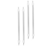 HOMSFOU Élément Chauffant en Quartz Céramique 4 Tubes 24 CM pour Insert de Cuisinière et Chauffage d'Appoint