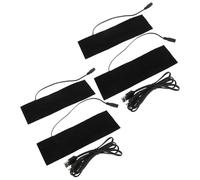 HOMSFOU Élément Chauffant USB 5v en Fibre de Carbone Protection Étanche Chauffage Rapide et Constant pour Mains et Pieds pour Activités Extérieures Lot de 2 Sets de Sets