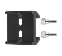 HOMSFOU Embase en Alliage D'aluminium Anodisé, Base Plate avec Fente M4, Support Compatible pour Télescopes Astronomiques, Fixation Solide pour Accessoires de Chercheur, Montage Facile