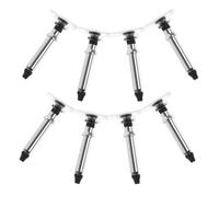 HOMSFOU Embouts de Stylet Tactiles Universels 8 Pièces pour Tablette et Smartphone, Accessoires de Remplacement Précis Ventouse Antidérapante, Compatibles Appareils Éducatifs et Écrans