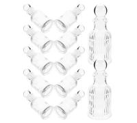 HOMSFOU Ensemble de 12 Bouteilles d'eau Bénite Transparentes 50 ML pour Souvenirs de Baptême et Célébrations Religieuses Chrétiennes