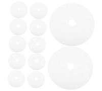 HOMSFOU Ensemble De 12 Pièces Filtre Éponge Filtre D'admission Du Sèche-linge Kit De Filtre Pour Sèche-linge Filtres De Sécheur Ronds Pièce De Filtre De Sèche-linge Coton Light Grey