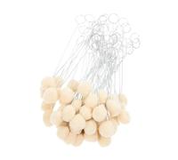 HOMSFOU Ensemble De En Laine 30 Pièces Avec Manche En Métal Outils De Teinture Pour Cuir Applicateurs Pour Diy Et Cirage De Chaussures Accessoires De Bricolage Projet De Teinture Artisanat