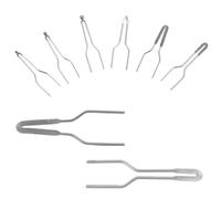 HOMSFOU Ensemble De Pointes De Stylo à Pyrogravure Réglables Pour Bois Outils De Pyrogravure 8 Pcs Compatibles Machine Bricolage Artistique Usage Professionnel Et Débutant