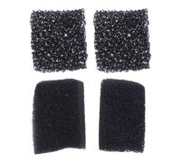 HOMSFOU Éponge à Maquillage Texture Dense en Mousse Noire 4 Pièces et Maquillage Effet Spéciaux Halloween pour Cicatrices et Plaies Cosplay