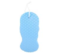 HOMSFOU Éponge de Bain Exfoliante en Pva Texture Douce pour Adultes et Tout-petits, Nettoyage, pour Voyage et Usage Extérieur Couleur Bleu
