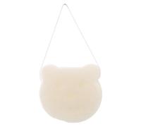 HOMSFOU Éponge de Bain pour Bébé Éponge de Bain Naturelle en Écume Blanche Douce et Délicate Cuir Chevelu Riche en Mousse pour Cheveux et Peau de Bébé -né et Tout-petit