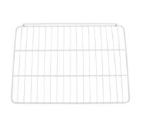 HOMSFOU Étagère de Congélateur Métallique Blanche 43,5 X 30 Cm Protection Latérale Séparateur de Bac pour Compartiment Frigo Organisateur Tiroir Congélateur Multifonction Compatible Mini
