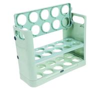 HOMSFOU Étagère de Porte de Réfrigérateur à Niveaux pour Œufs Rangement Étroit Multi-couches Haute Capacité Plastique Alimentaire Compatible Portes Latérales Optimisation Espace Cuisine