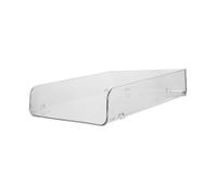 HOMSFOU Étagère de réfrigérateur empilable transparente pour le stockage des aliments, plateau de rangement pour réfrigérateur et congélateur, étagère polyvalente de rechange pour la préparation des