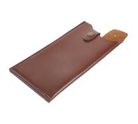 HOMSFOU Étui à Couteau Cuisine en Cuir Pu, Protège-lame Plat, Accessoire de Coupe Compact, Housse de Rangement Résistante, Fourreau pour Couteaux Professionnels, Usage Domestique