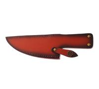 HOMSFOU Étui à Couteaux de Chef 8 Pouces en Cuir Marron, Protège-lames Réutilisable Cuisine, Couverture Pratique pour Couteaux Larges, Sécurité et Protection des Lames à Domicile